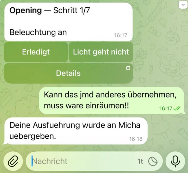 SauberApp Telegram Chat
